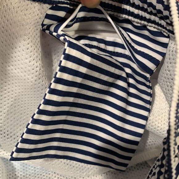 VINEYARD Vines color block swim trunks pockets elastic waist drawstring boys M - Picture 7 of 12